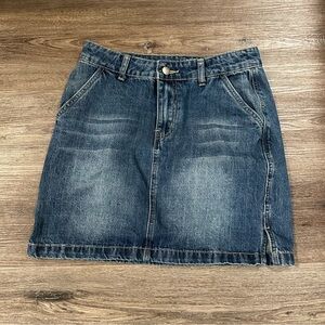 Small Jean Mini Skirt